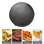 33CM Reversible Round Cast Iron Crepes Pan Baking Cookie Pancake Pizza Bakeware