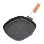 1pc Foldable Iron Steak Skillet