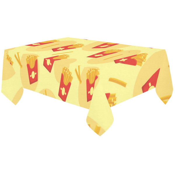 French Fries Pattern Background Tablecloth - Vilavase