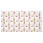 Llama Cactus Pattern Tablecloth - Vilavase