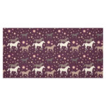 Horse Pattern Background Tablecloth - Vilavase