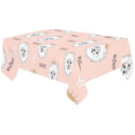 Pomeranian Pattern Tablecloth - Vilavase
