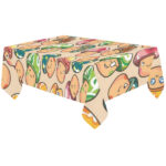 Mushroom Pattern Tablecloth - Vilavase