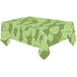 Lime Pattern Background Tablecloth - Vilavase