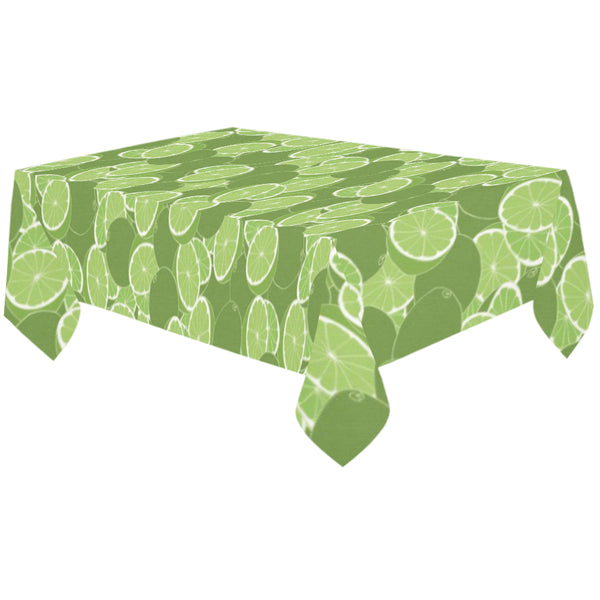 Lime Pattern Background Tablecloth - Vilavase