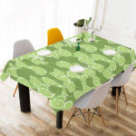 Lime Pattern Background Tablecloth - Vilavase