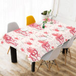 Octopus  Crab Starfish Pattern Tablecloth - Vilavase