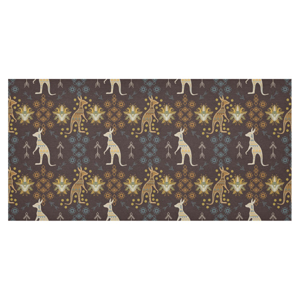 Kangaroo Aboriginal Theme Pattern Tablecloth - Vilavase