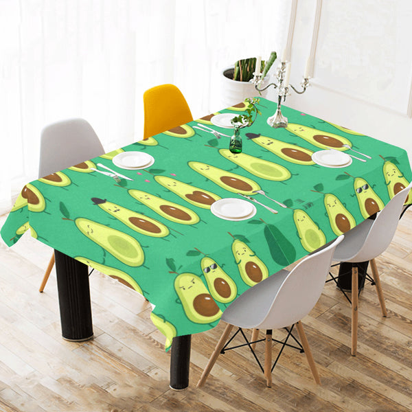 Cute Avocado Pattern Tablecloth - Vilavase