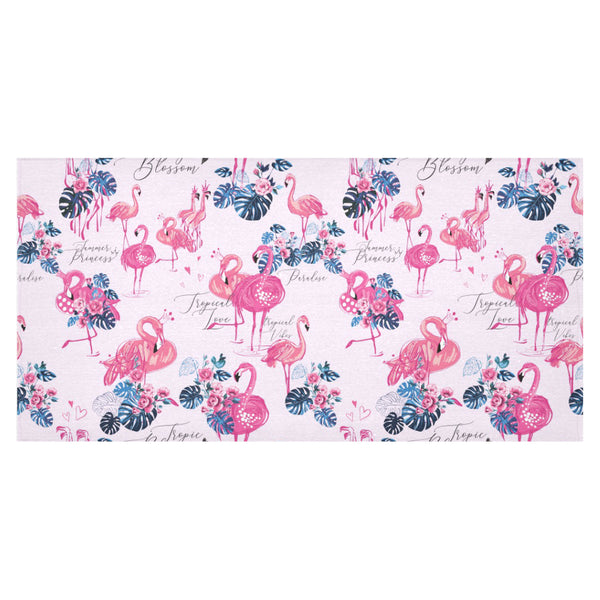 Flamingo Pink Pattern Tablecloth - Vilavase