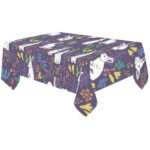 Rabbit Leaves Pattern Tablecloth - Vilavase