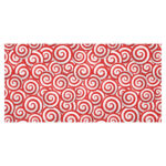 Red and White Candy Spiral Lollipops Pattern Tablecloth - Vilavase