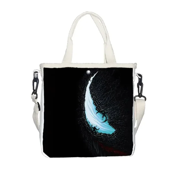 Midnight Glimmer Print Foldable Tote Bag - Vilavase