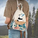 Cute Panda Print Backpack – Fabric Design by Vilavase
