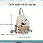 Cute Panda Print Backpack – Fabric Design by Vilavase